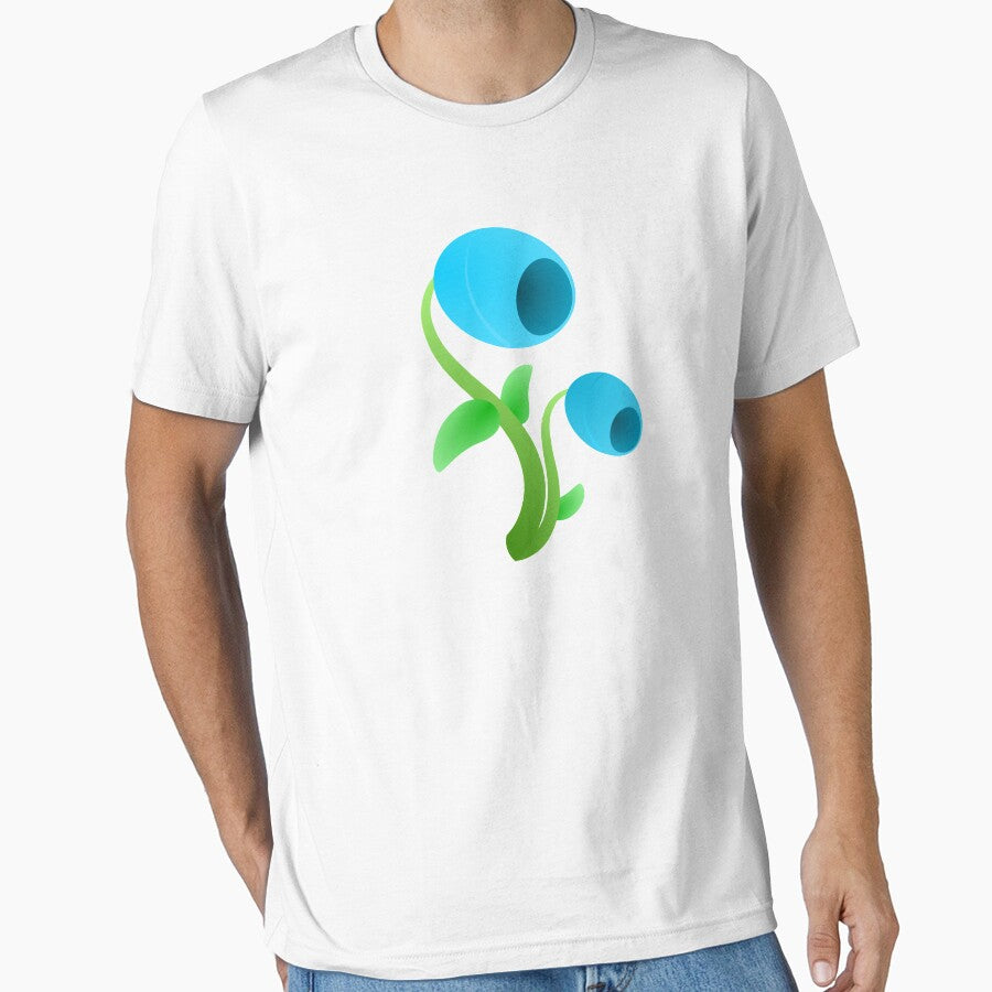 Simple Baby Blue Flower by keyword1