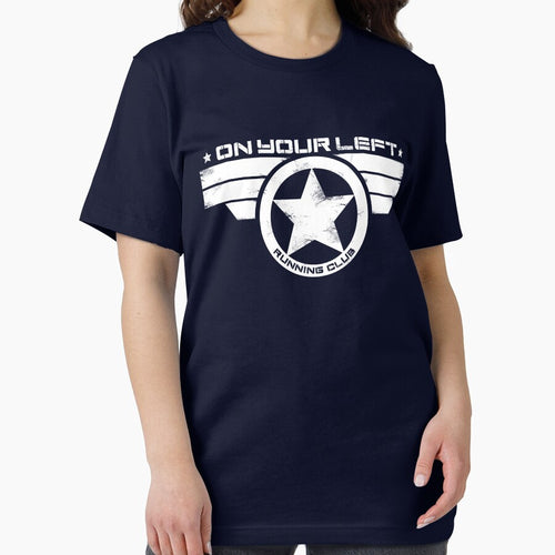 "On Your Left Running Club" Distressed Print 2 by coldbludd