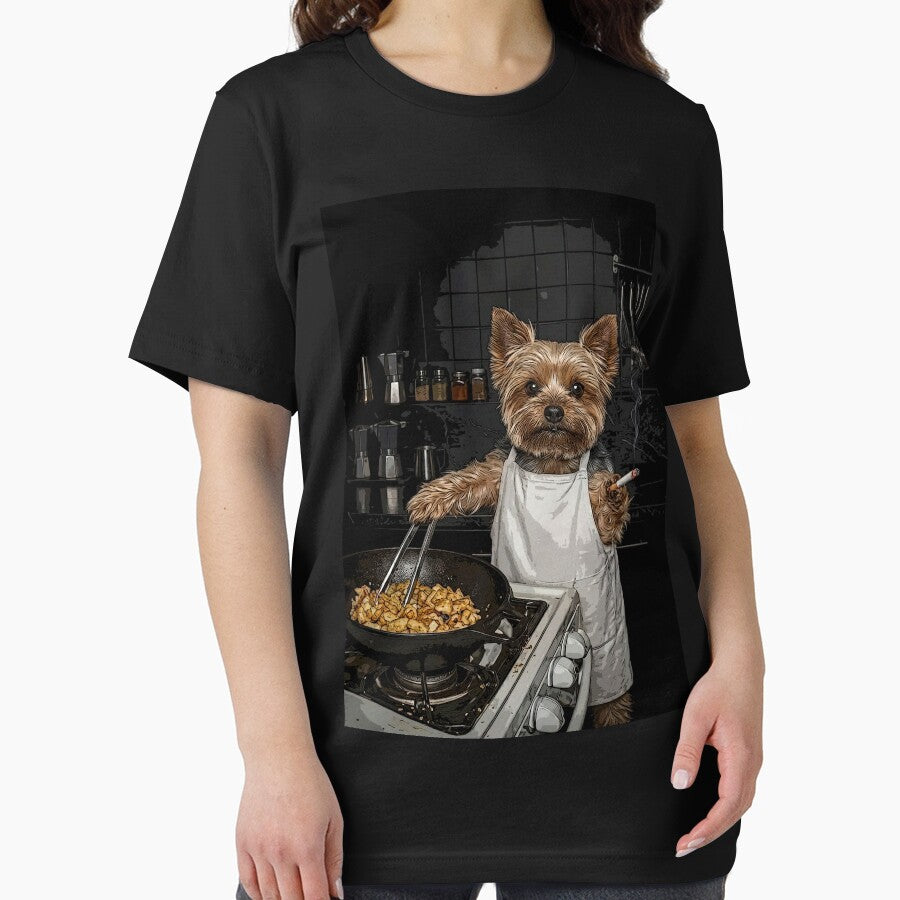 Yorkie Cooking Vintage by Denisemichels