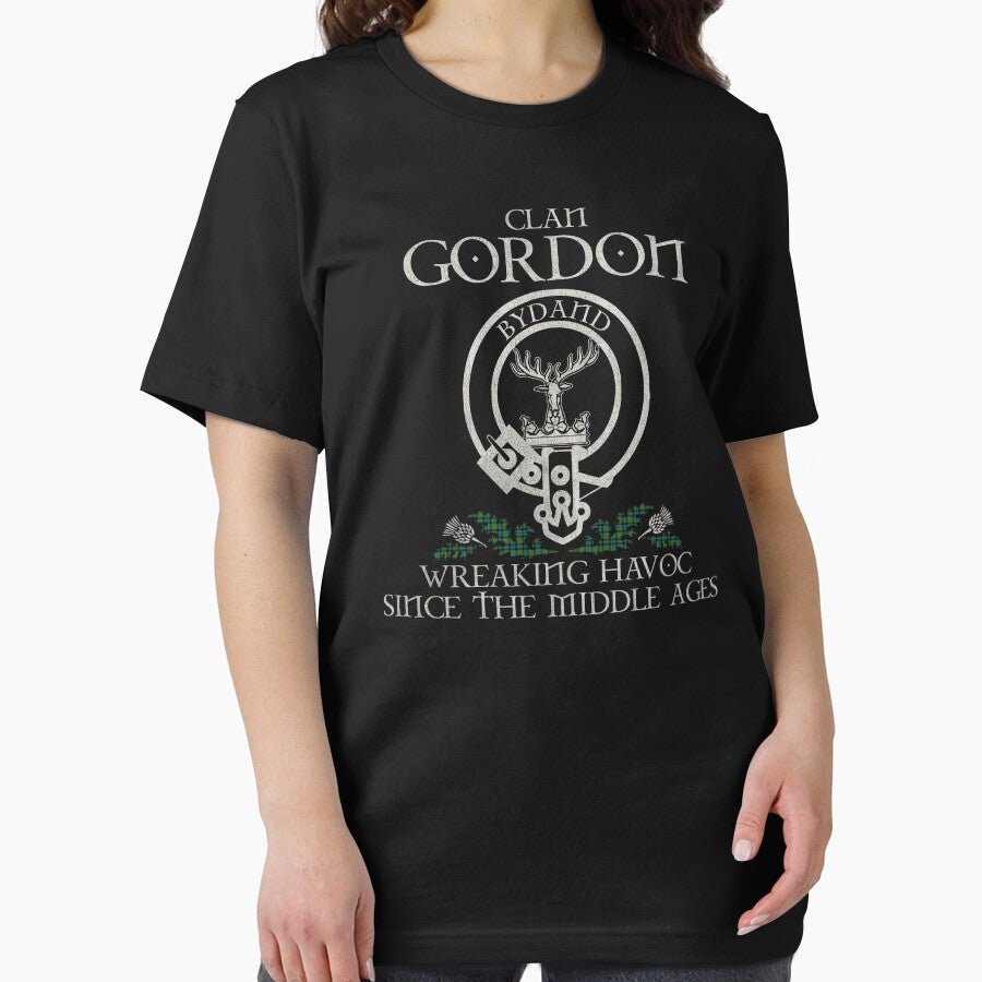 Clan Gordon crest Scottish surname tartan Thistle vintage by Clan1093