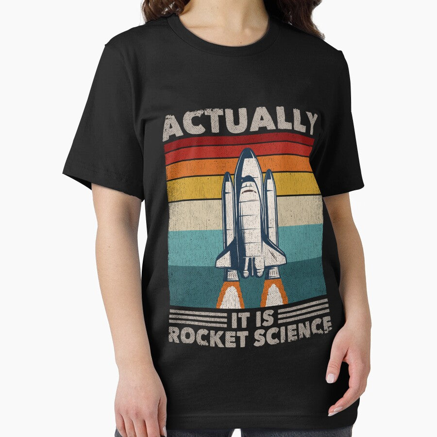 Funny Retro 80´s Rocket Science Aerospace Engineer by PandaPope