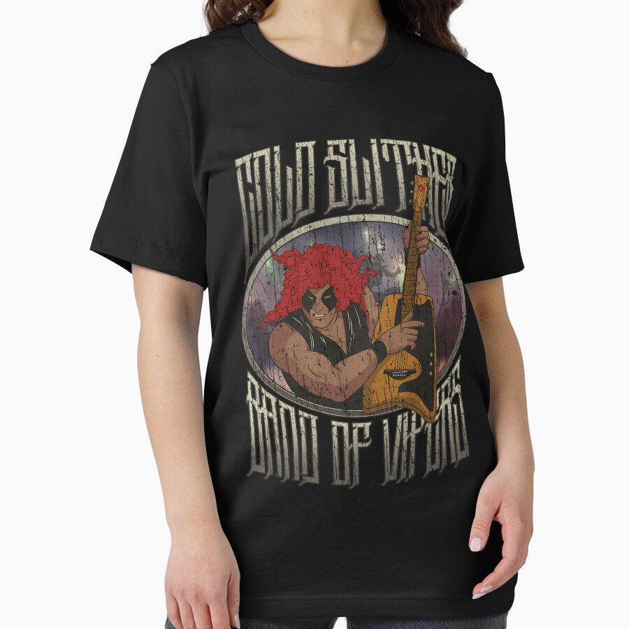 Retro 80s Glam Metal Co.ld S.lit.her Energy Inspired Artwork by BrianaLarson