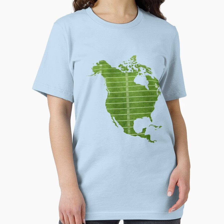 North America Sports Field Map - USA Canada Mexico Turf by Velustro Shop