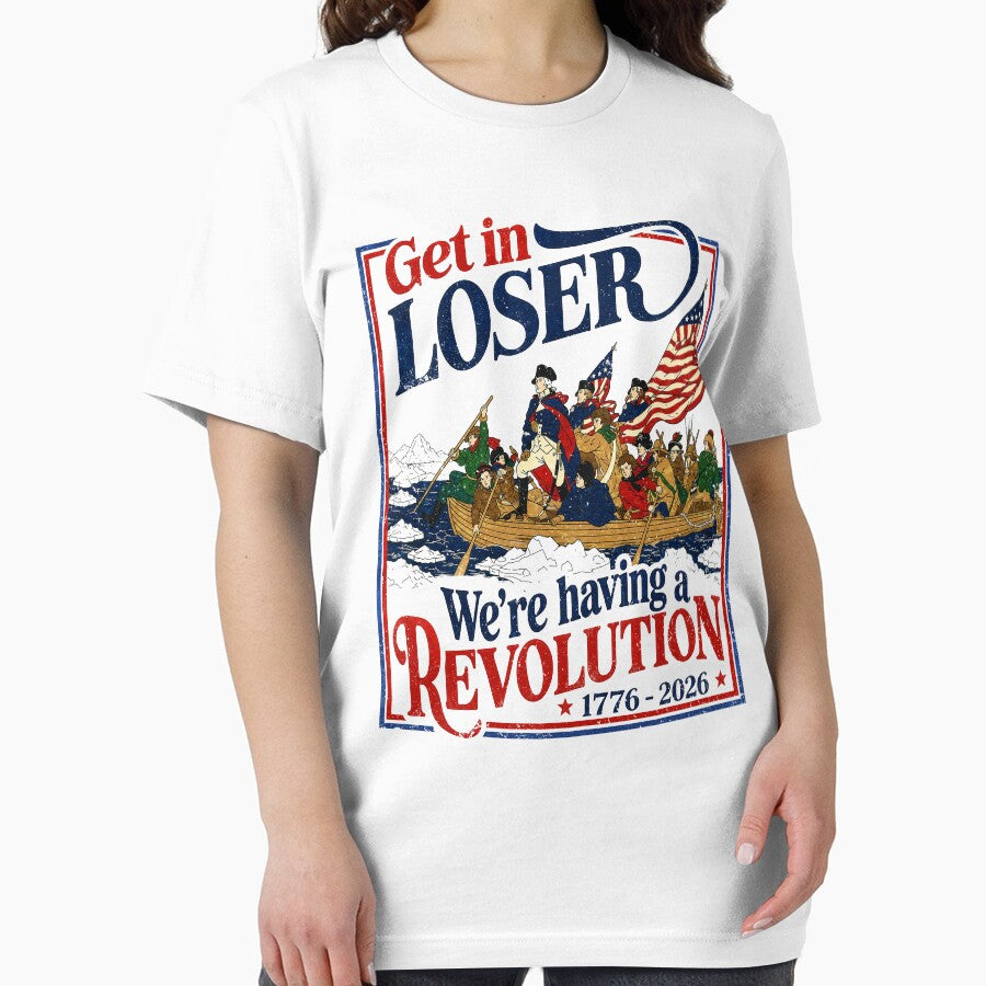 Get In Loser We're Crossing The Delaware George Washington by Ortigzitoun