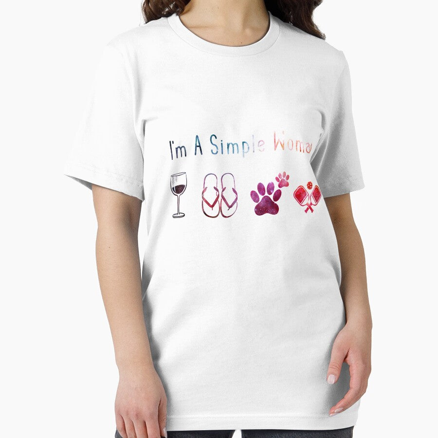 I'm a simple woman Galaxy Pickleball by tinydreams10