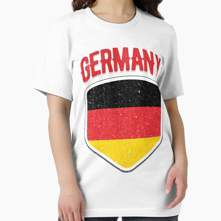 Germany National Deutschland Flag World Sport Stadium Fan T Shirt Supporter Jersey Football Cup TShirt by screenworks