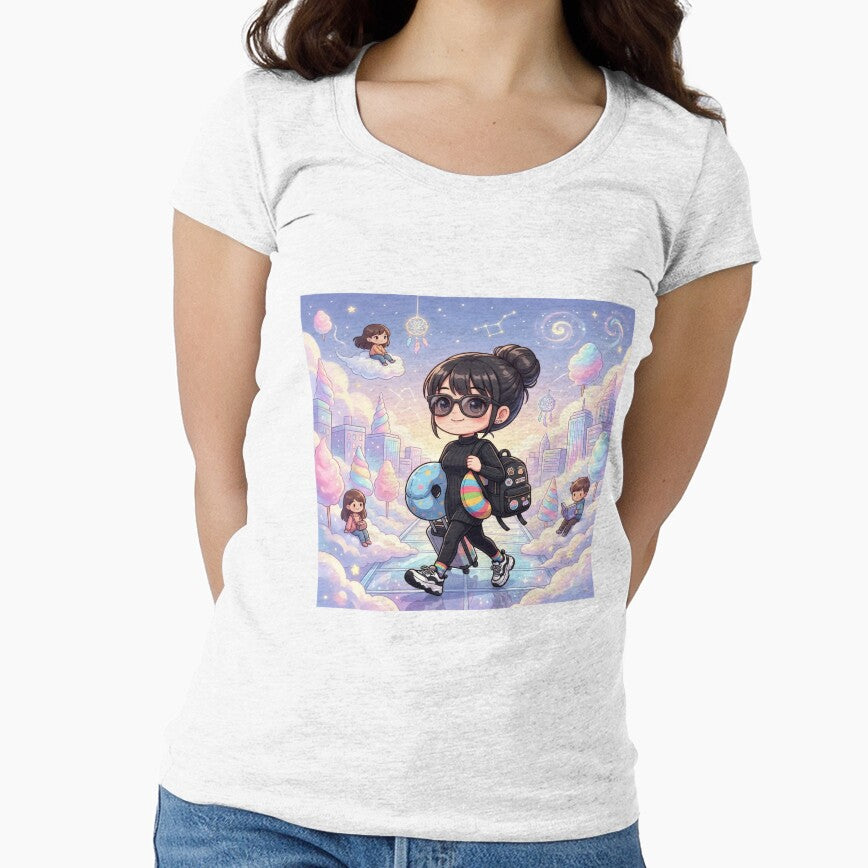 Dreamy Chibi Girl Travel Aesthetic by Azurart2