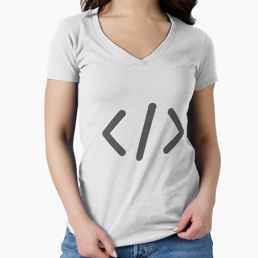 Minimal Code Symbol – Programmer Slash Brackets Design by Artsy Corner