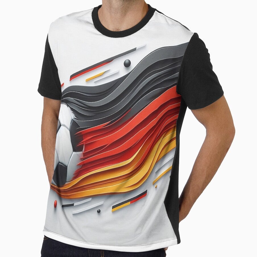 Football in German colour frenzy by Sascha-Heiko