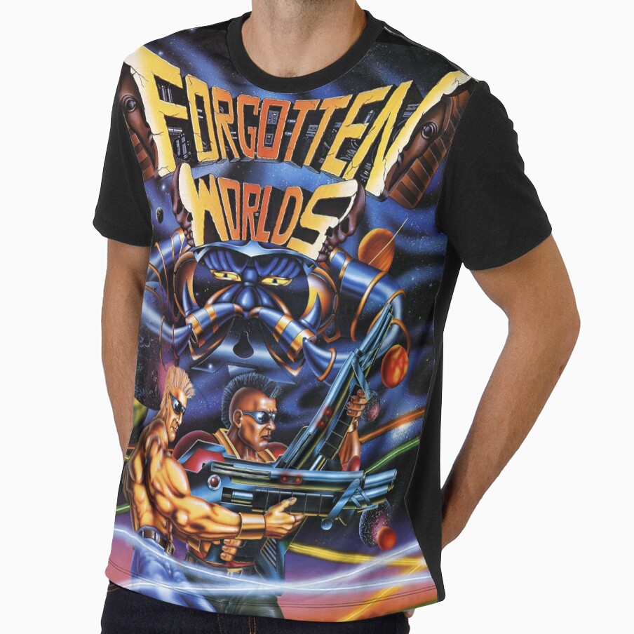 Forgotten Worlds Cover HD by Retr0Tshirts
