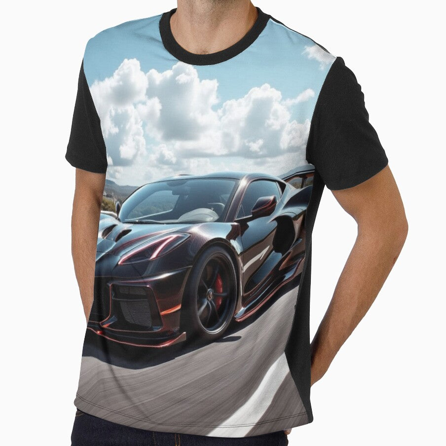 black corvette c7 driving by Legacydesignandcreations