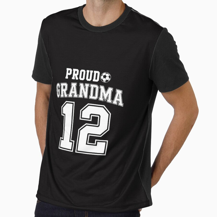 Number 12 Custom Proud Soccer Futbol Grandma by tlallimicrichi