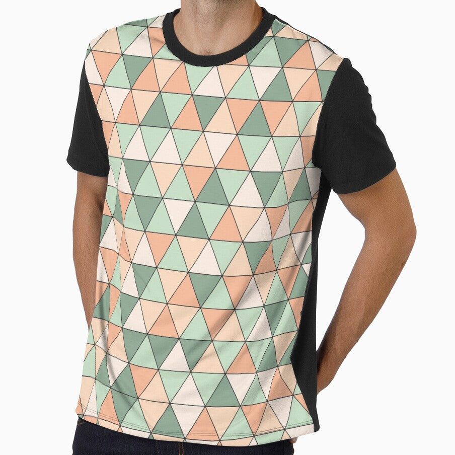 Indie triangle geometric pattern by Anna Naftaly