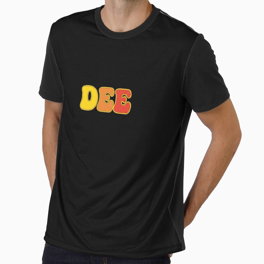 ❤️ Dee Personalized Name Wavy Retro Shirt, Coffee Mug, Sticker Gift by HelixPedia