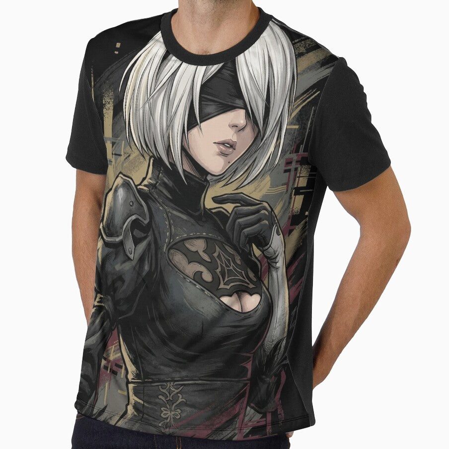 Nier Automata 2B Design Shirt | Self-Destruct Glory to Mankind Tee Gift by Senpaiwaves
