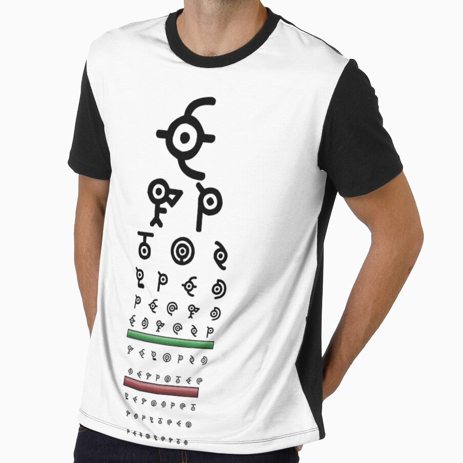 Unown eyesight chart test by SolarFox