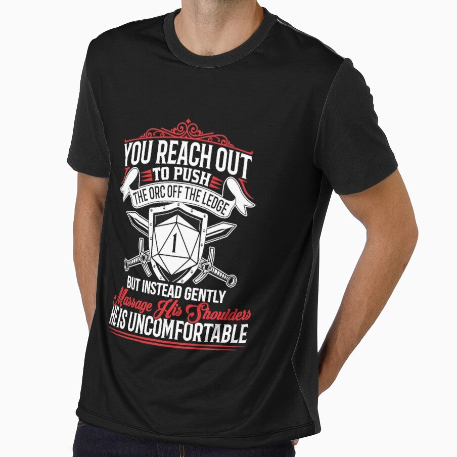 Dungeons Shirt, Push Orc Shirt, Massage Orc by PruitMaebel