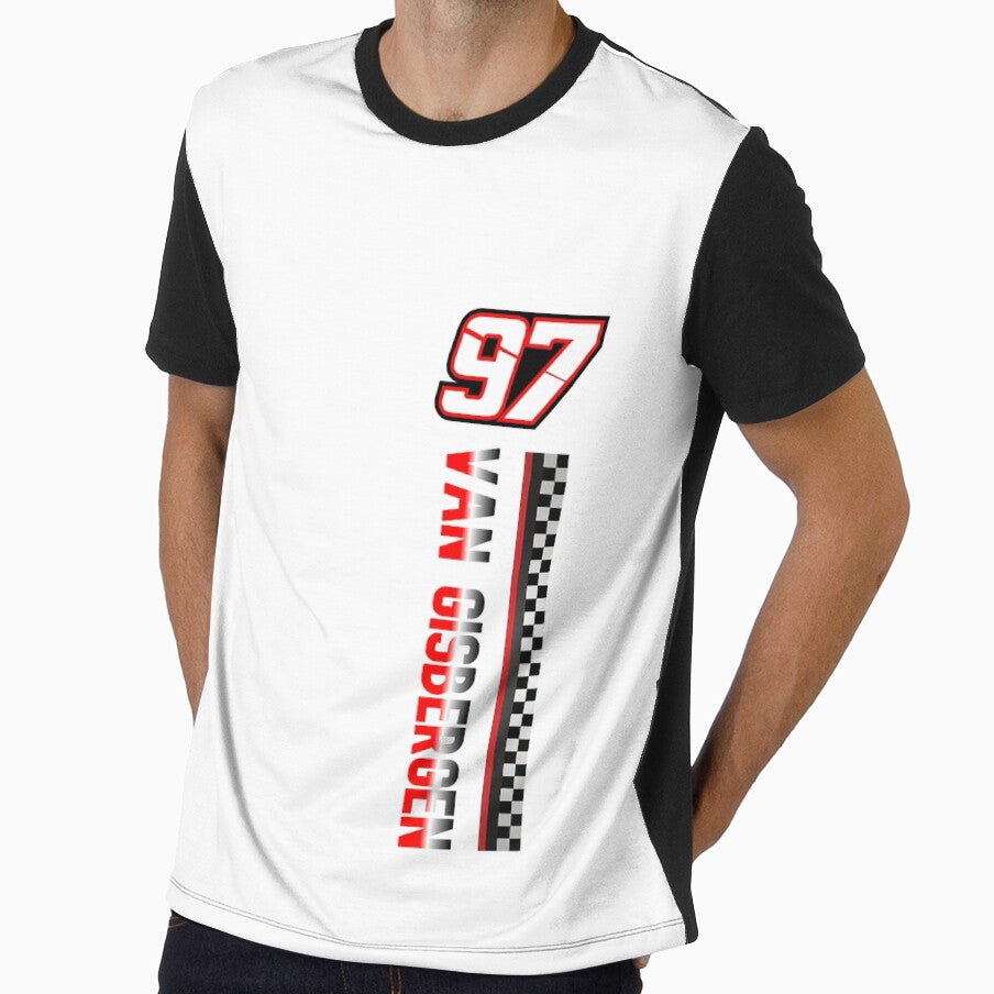 Shane Van Gisbergen Name Stripe by TracksideTeesShop