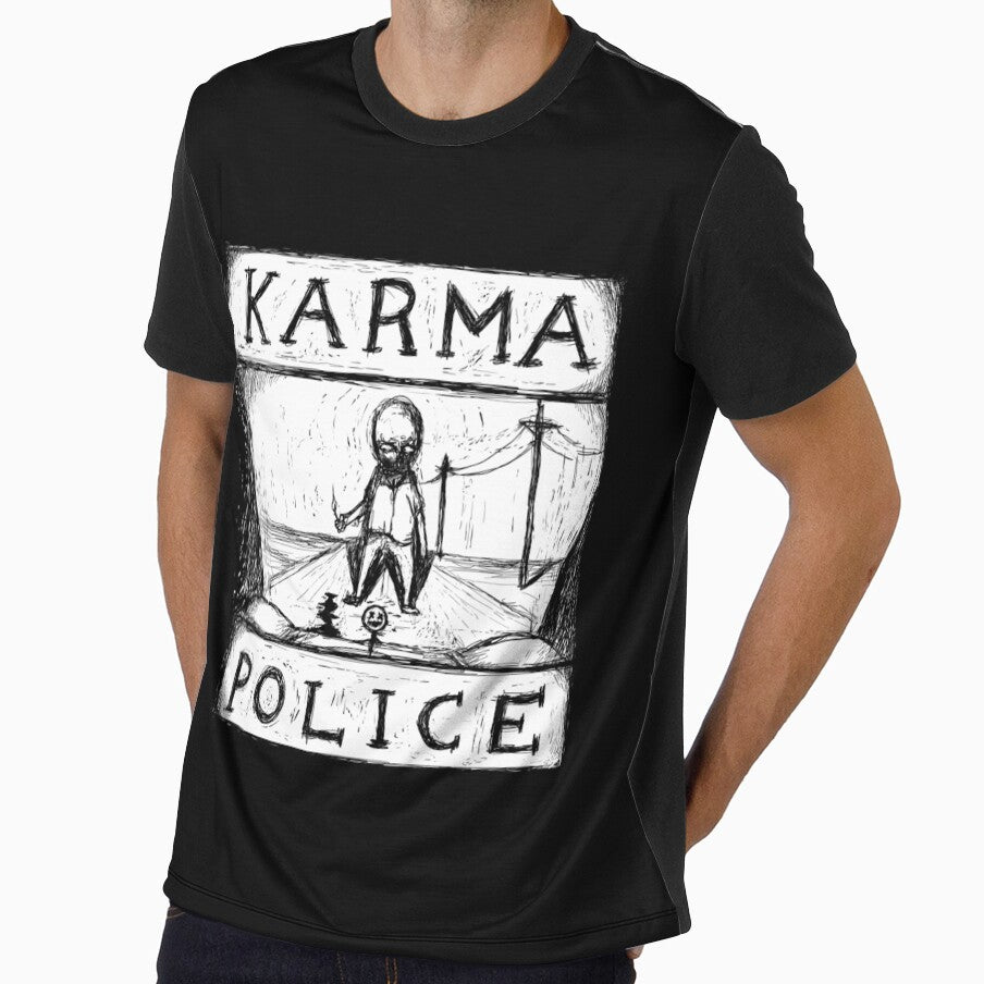 Karma Police music video illustration by bangart