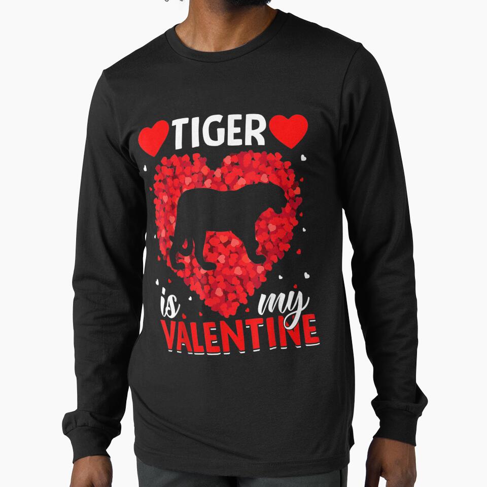 Tiger Is My Valentine Funny Tiger Valentine's Day by wendyy88