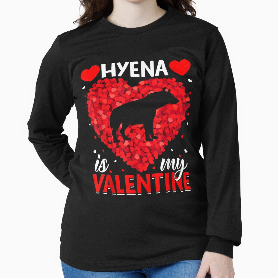 Hyena Is My Valentine Funny Hyena Valentine's Day by wendyy88