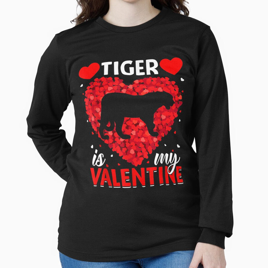 Tiger Is My Valentine Funny Tiger Valentine's Day by wendyy88