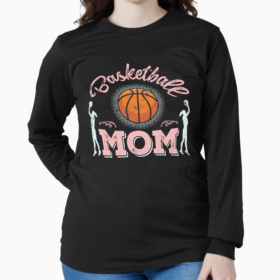 Basketball Mom T-Shirt Gift for Moms by Hananiah Merch