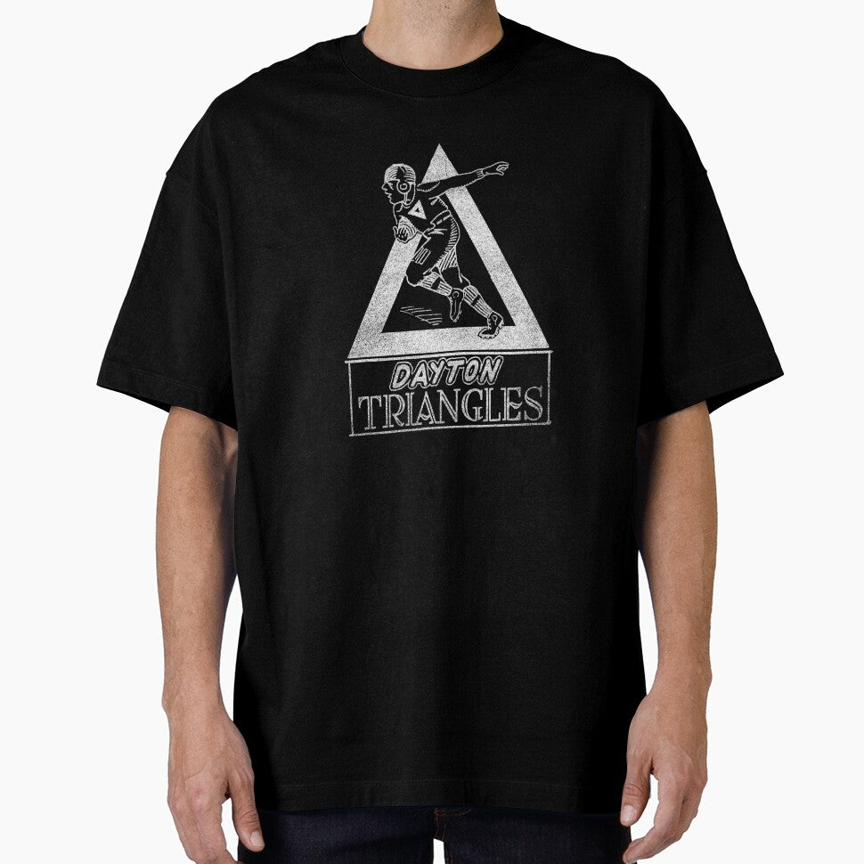 Dayton Triangles Ohio Retro Vintage Distressed by JohnZimm