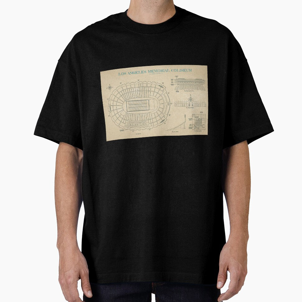 Los Angeles Memorial Coliseum (Parchment) by BGALAXY