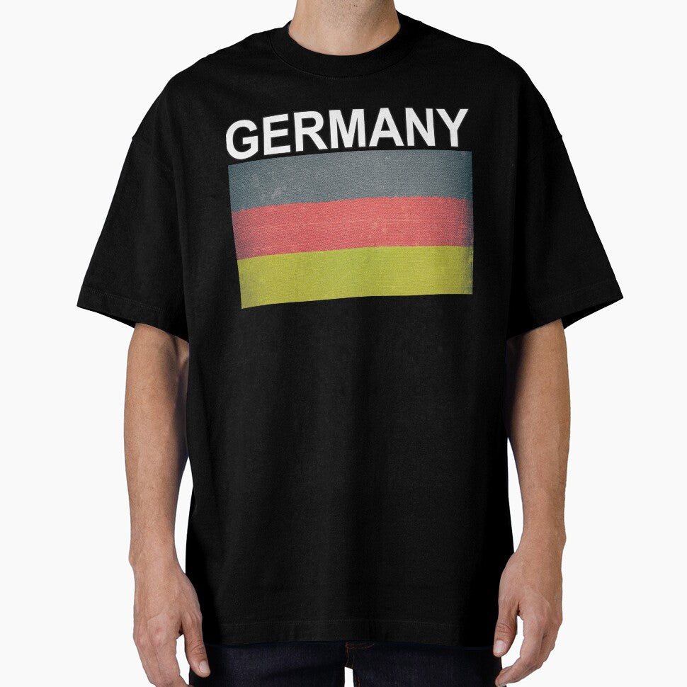 Germany Flag Distressed National Fan Original by merchhost