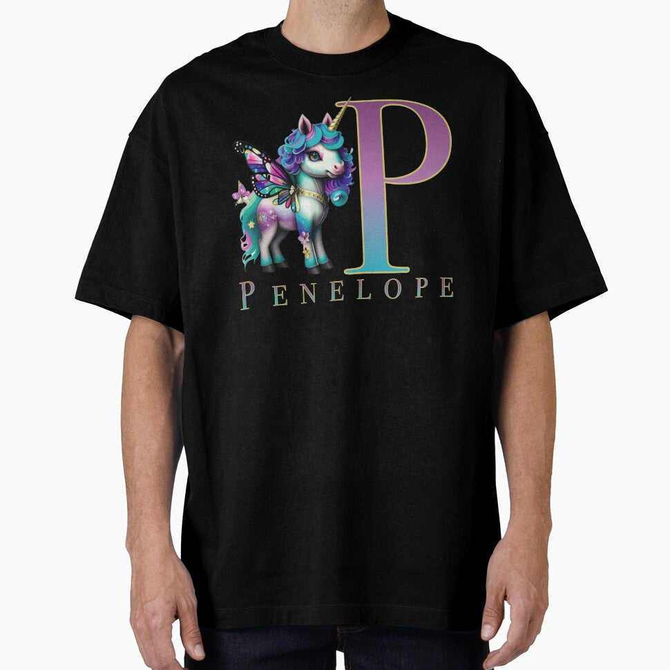 Penelope name with a cute unicorn by Lubellebubble20