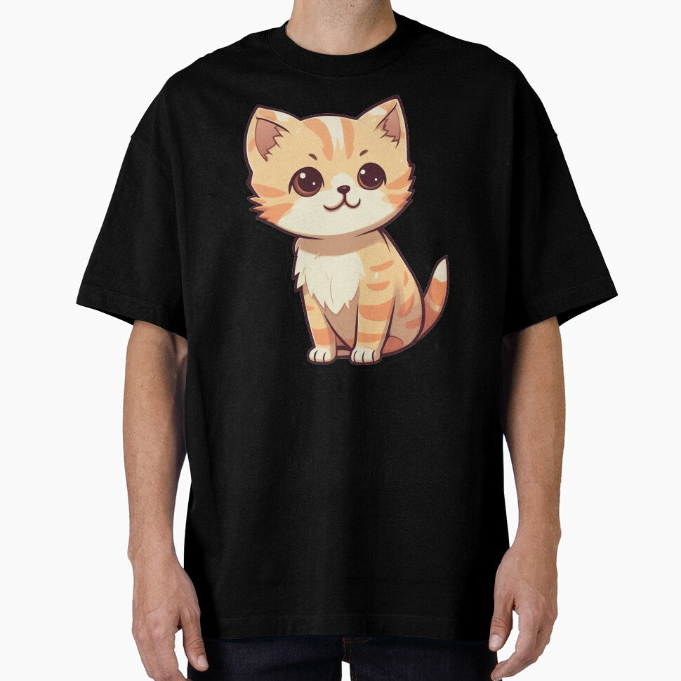 Sweet and Simple Kitty, cute simple cat by PrintDesignLab