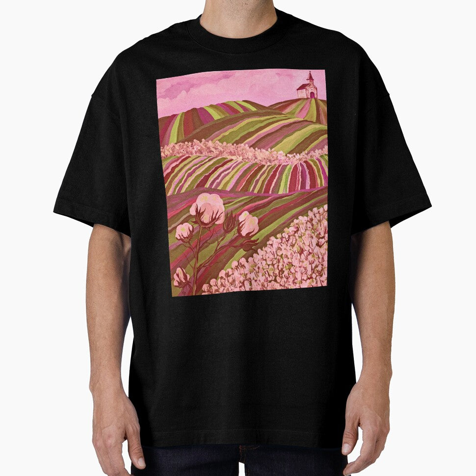Southern Glory (Tennessee Cotton Field) Pink by sharontaylorart