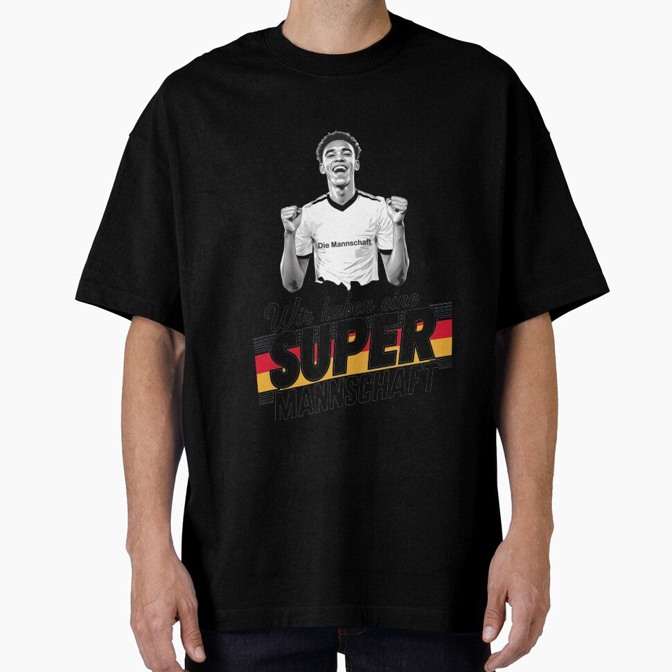 Cheer for Die Mannschaft and Jamal Musiala T-Shirt" by Designfordream