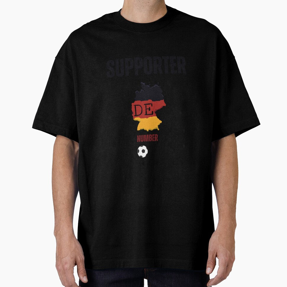 De GERMANY teeshirt football supporter number one by Passionfoot