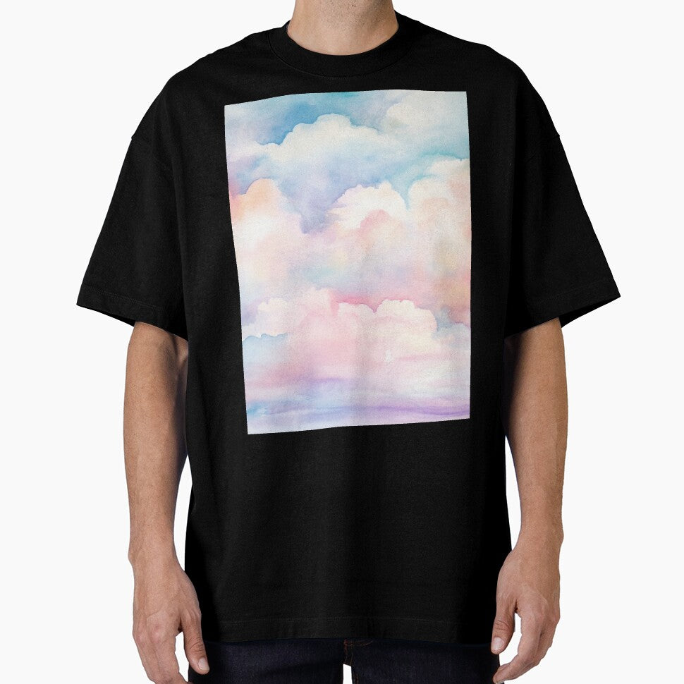 So softtttt pastel clouds water color painting. by PawinaK