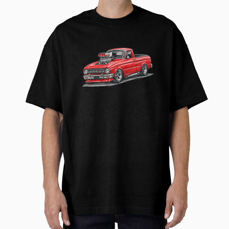 Little red hot rod Ute by Andyt