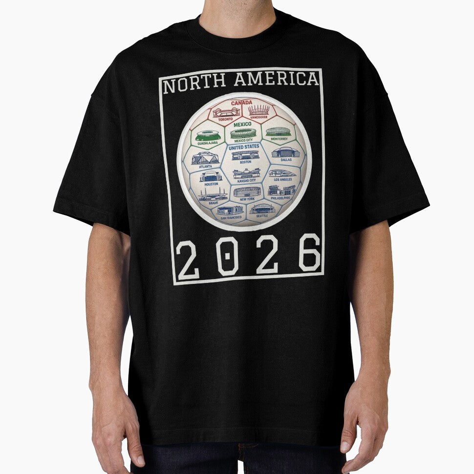 North America 2026 Soccer/Football Stadiums and Host Cities by SHELOPS