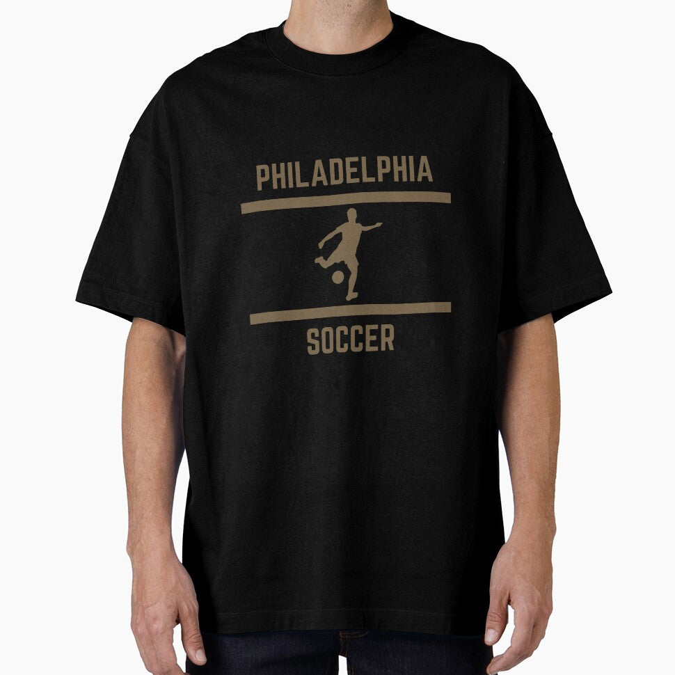 Gold Color Philadelphia Soccer by IssaraStudio