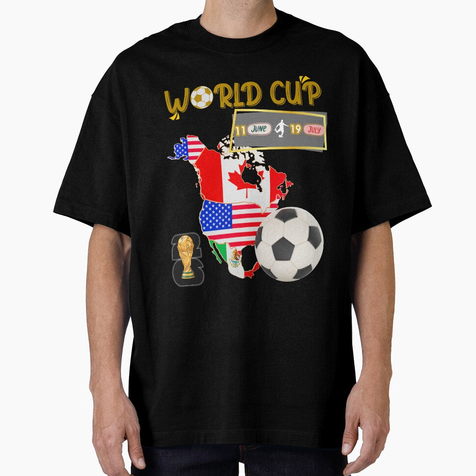 World Cup 2026 North America USA Canada Mexico Soccer Fan by E20STUDIO