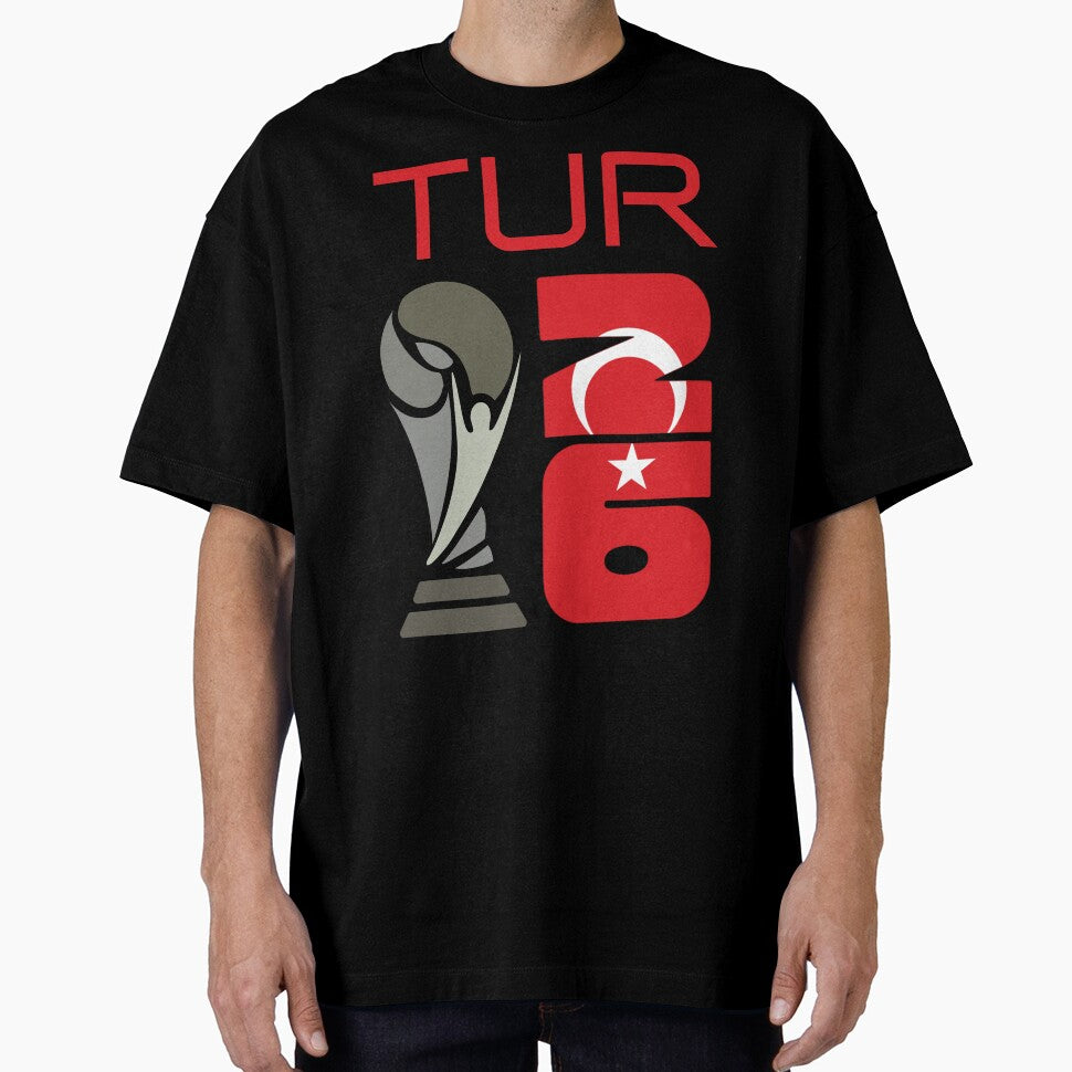 Turkey 2026 Soccer World Cup Trophy Turkish Flag Design by tarzbol