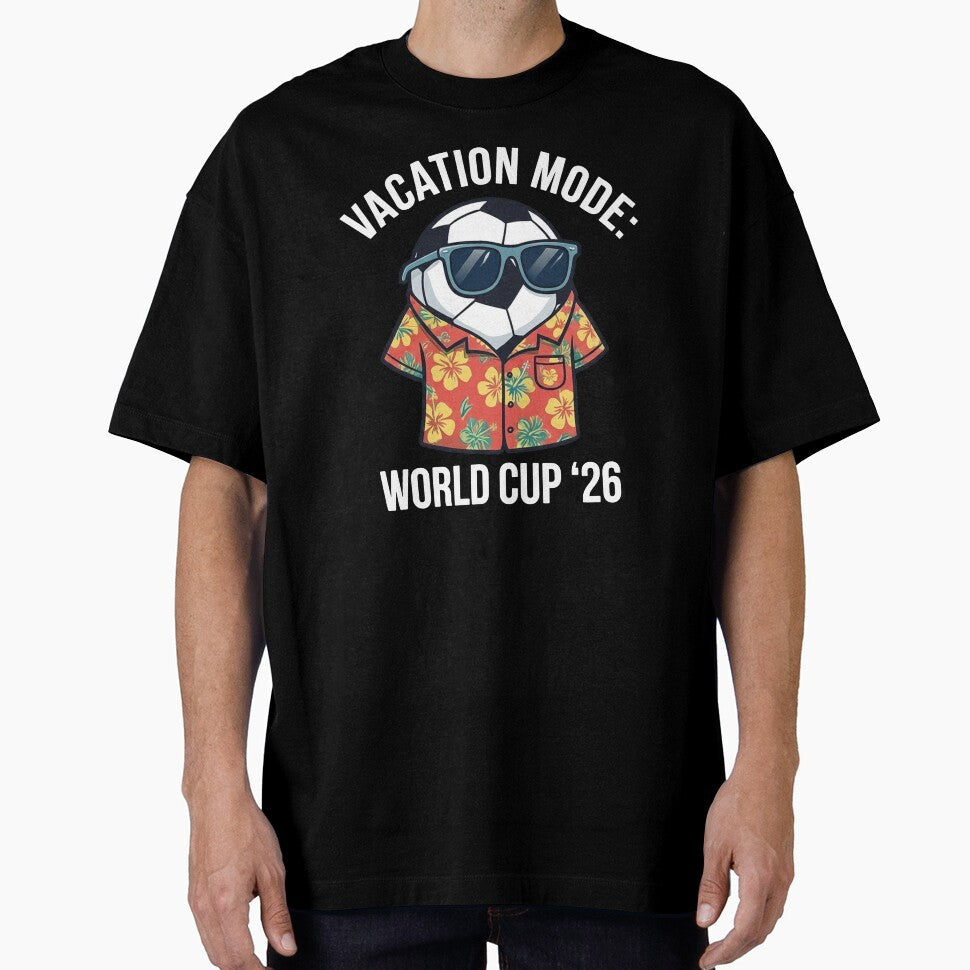 Funny Vacation Mode Soccer Ball Hawaiian Shirt 2026 Football Tournament by AdyKurniawan