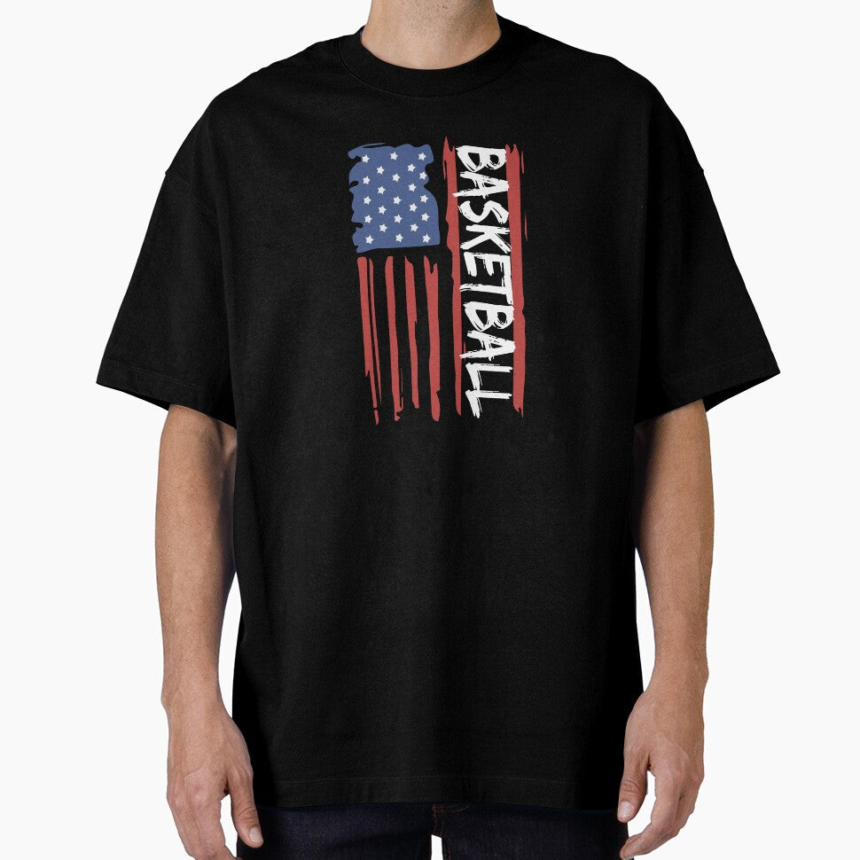 Basketball American Flag by TendyTees