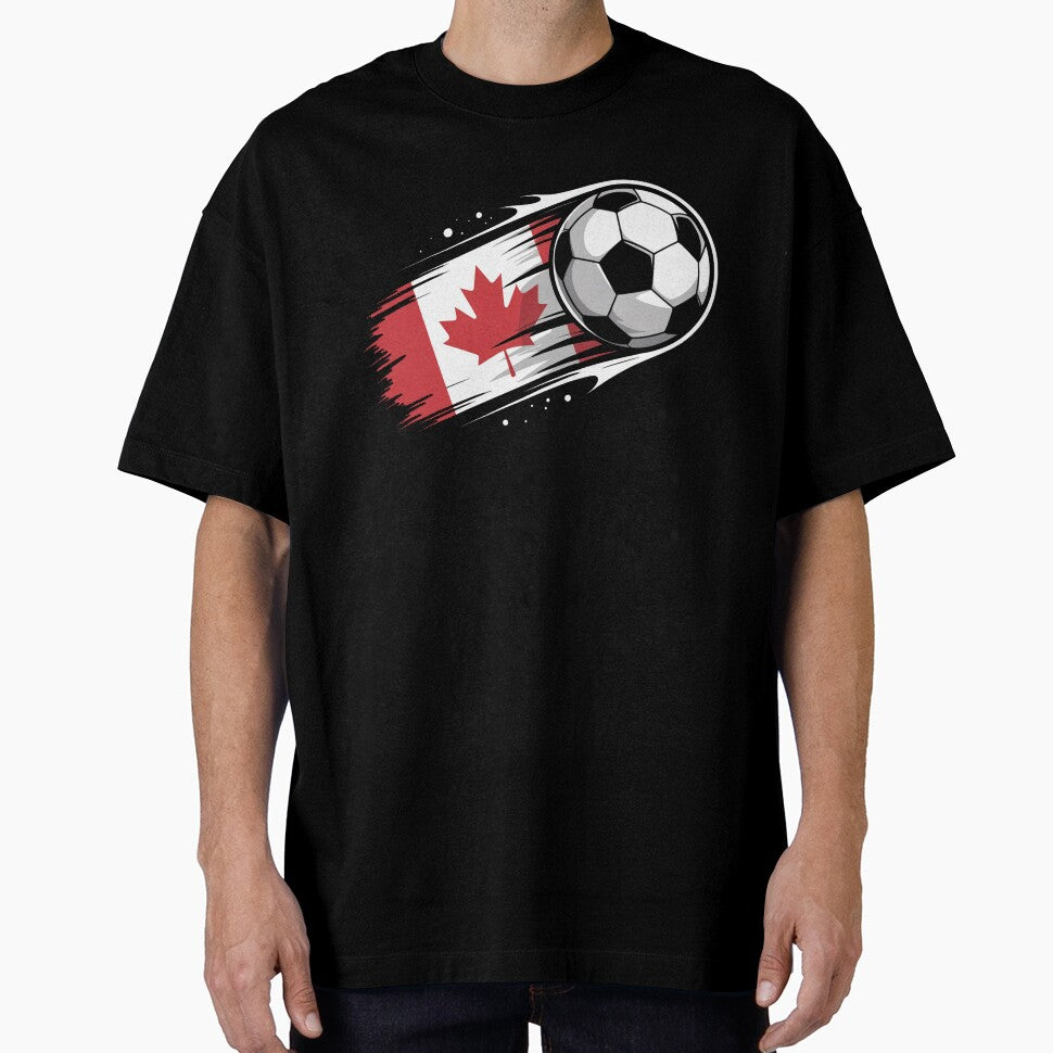 Canada Soccer Pride Maple Leaf Football Fan by QuiteOrbit
