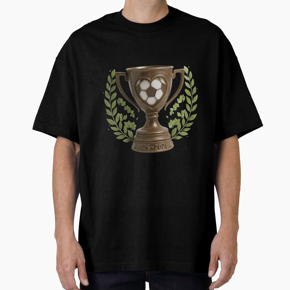 Foto realistic fantasy Football Trophy 2025-2026 - Classic Soccer Award Winner design by TheGaliyaStudio