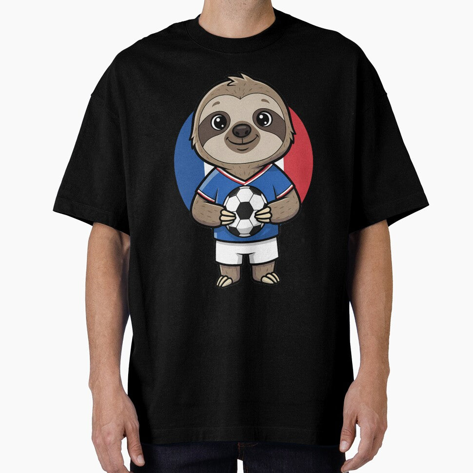 France Soccer Sloth Football Fan by k3rstman1