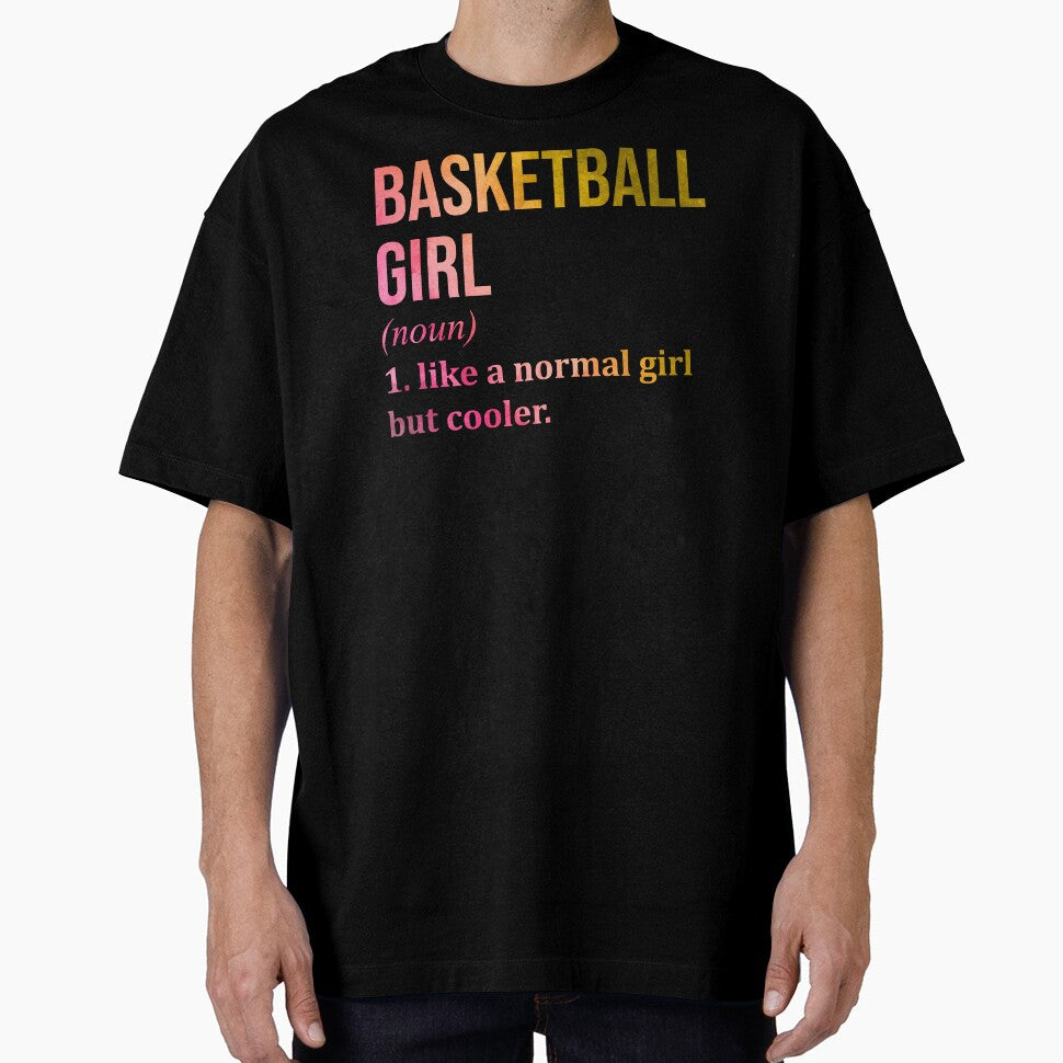 Basketball Girl Definition in Watercolor by XCIV