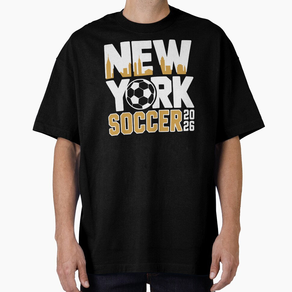 New York Soccer 2026 Skyline Football Fan by MavtM