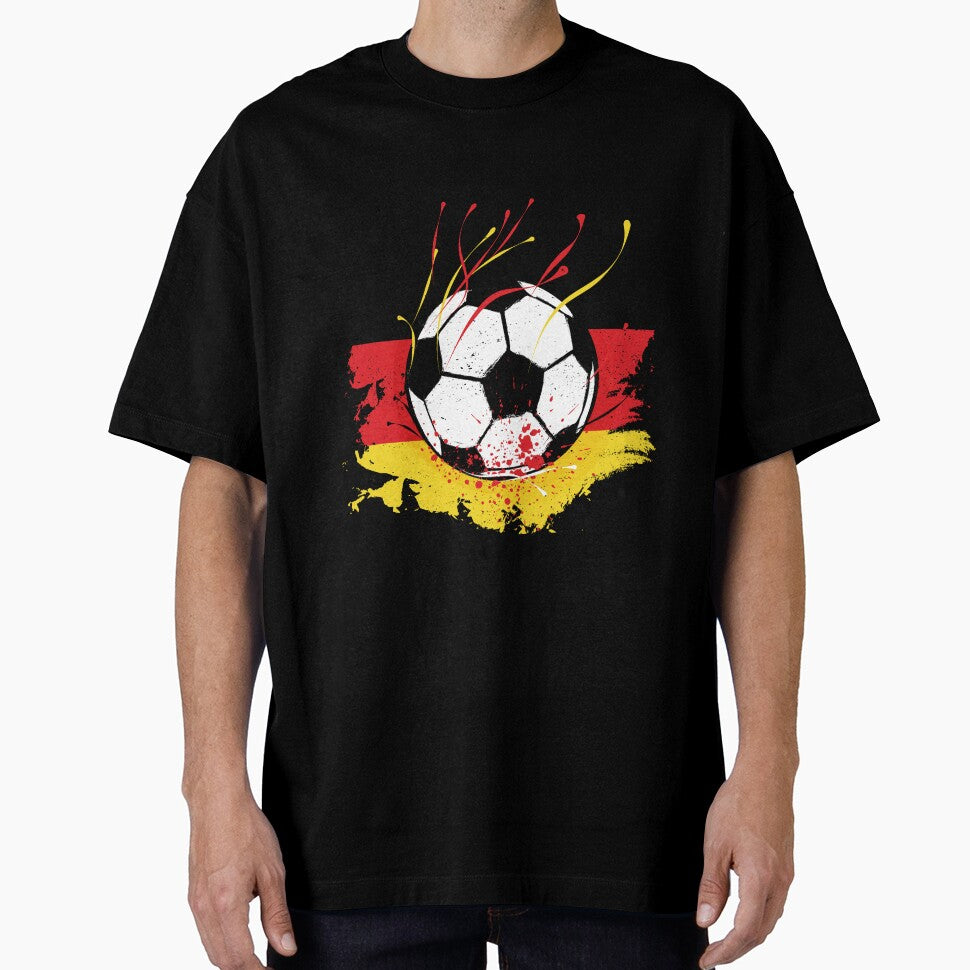 German Football German Flag Grunge Soccer Fan by Designer-Girl