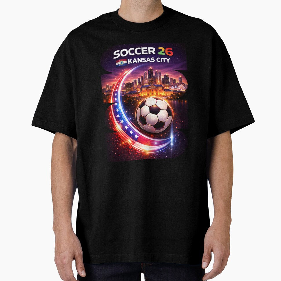 Kansas City Soccer 2026 Shirt, Soccer 26 Kansas City MO Fan Tee, Kansas City Missouri Soccer Graphic by MK-Charlie